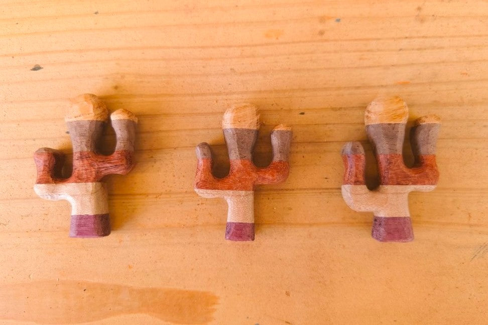 寄木のサボテン